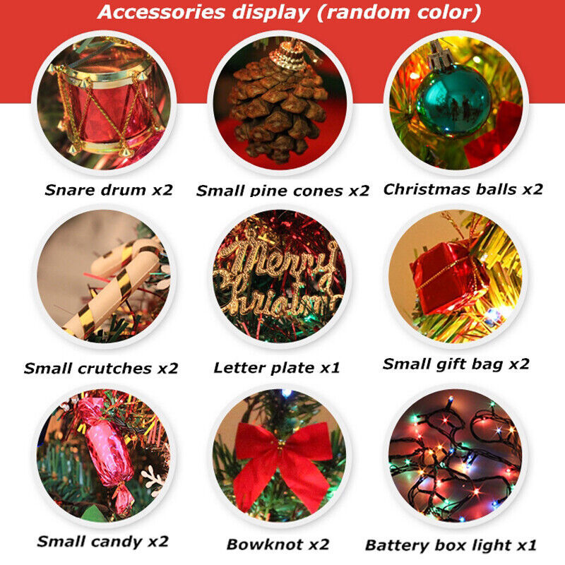 30cm Mini LED Tabletop Christmas Tree