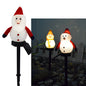 Outdoor Solar LED Snowman Garden Lamp