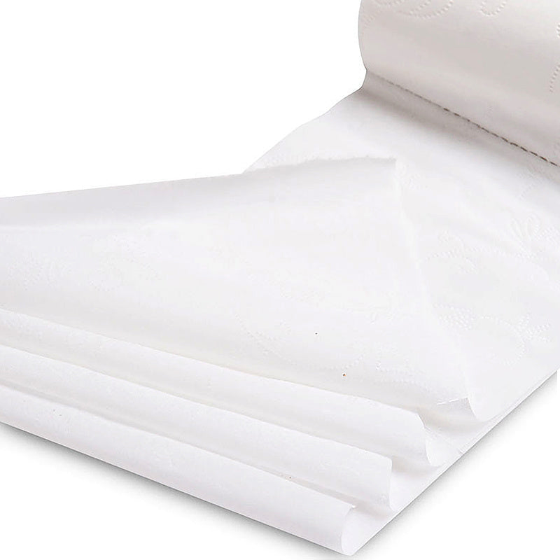 White Toilet Paper for Everyday Household Use
