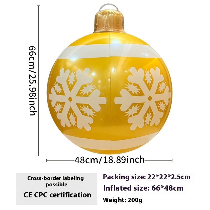 Inflatable Christmas Ball Outdoor Garden Decor