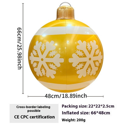 Inflatable Christmas Ball Outdoor Garden Decor