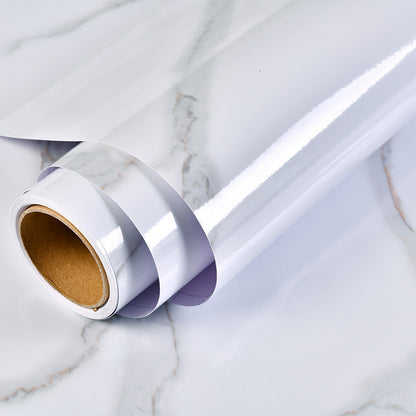 Marble Pattern Self-Adhesive Wallpaper for Kitchen