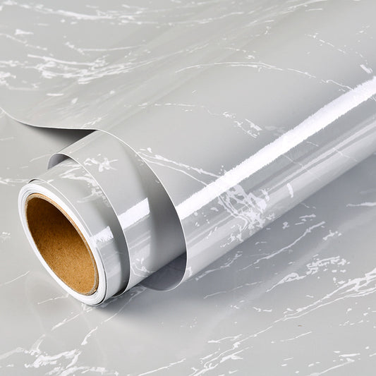 Marble Pattern Self-Adhesive Wallpaper for Kitchen