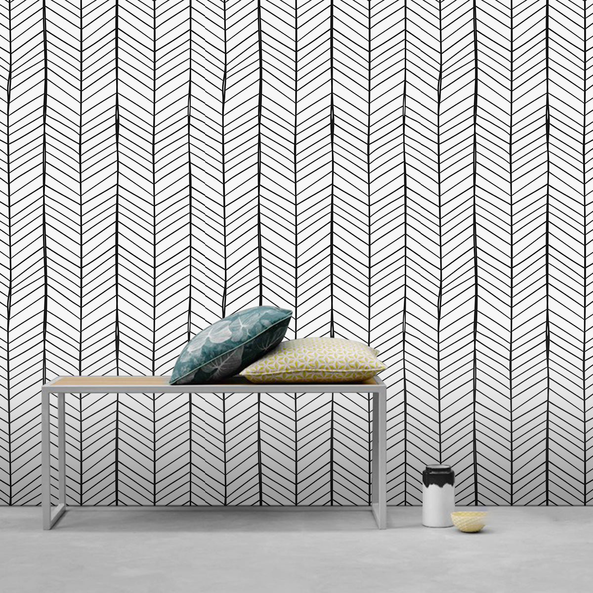 DIY Peel and Stick Furniture Wallpaper