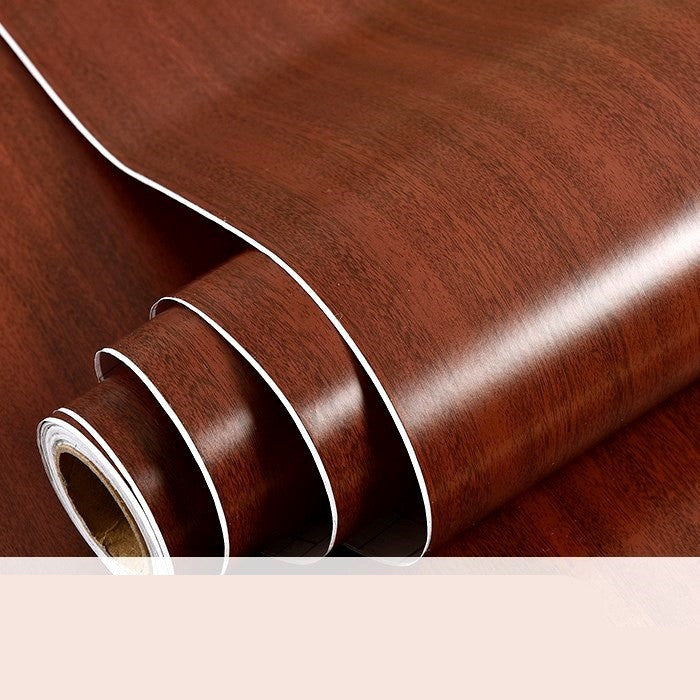 Peel and Stick Walnut Wood Wallpaper