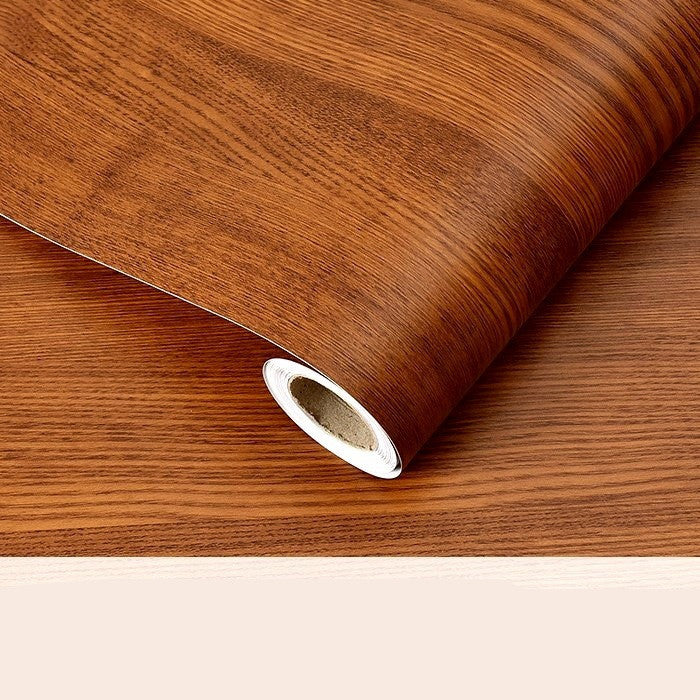 Peel and Stick Walnut Wood Wallpaper
