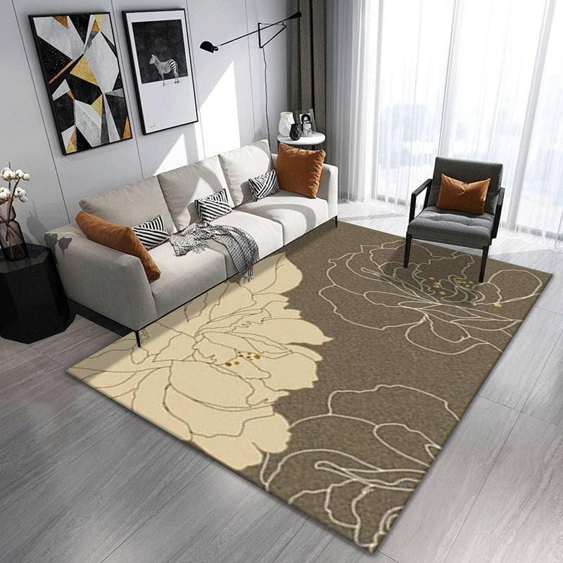 Elegant Light Luxury Bedroom Floor Carpet