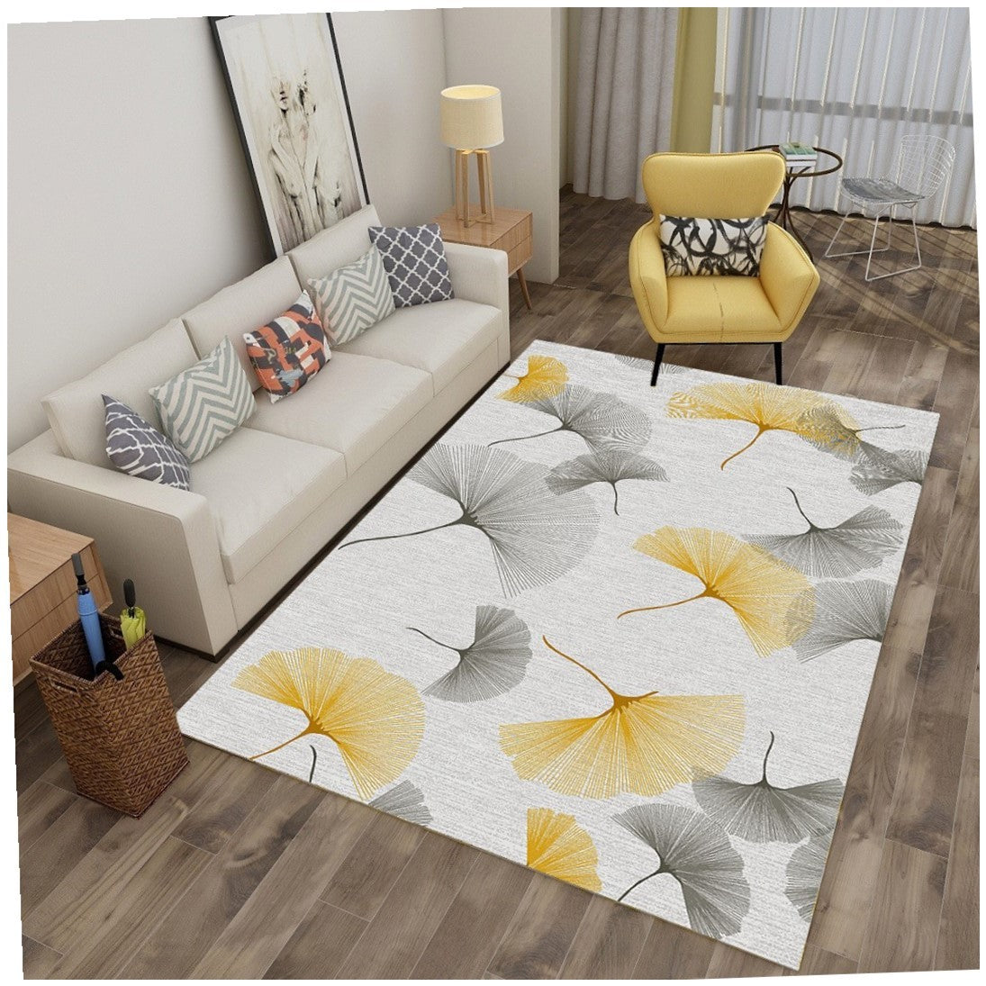 Durable Living Room Carpet Area Rug