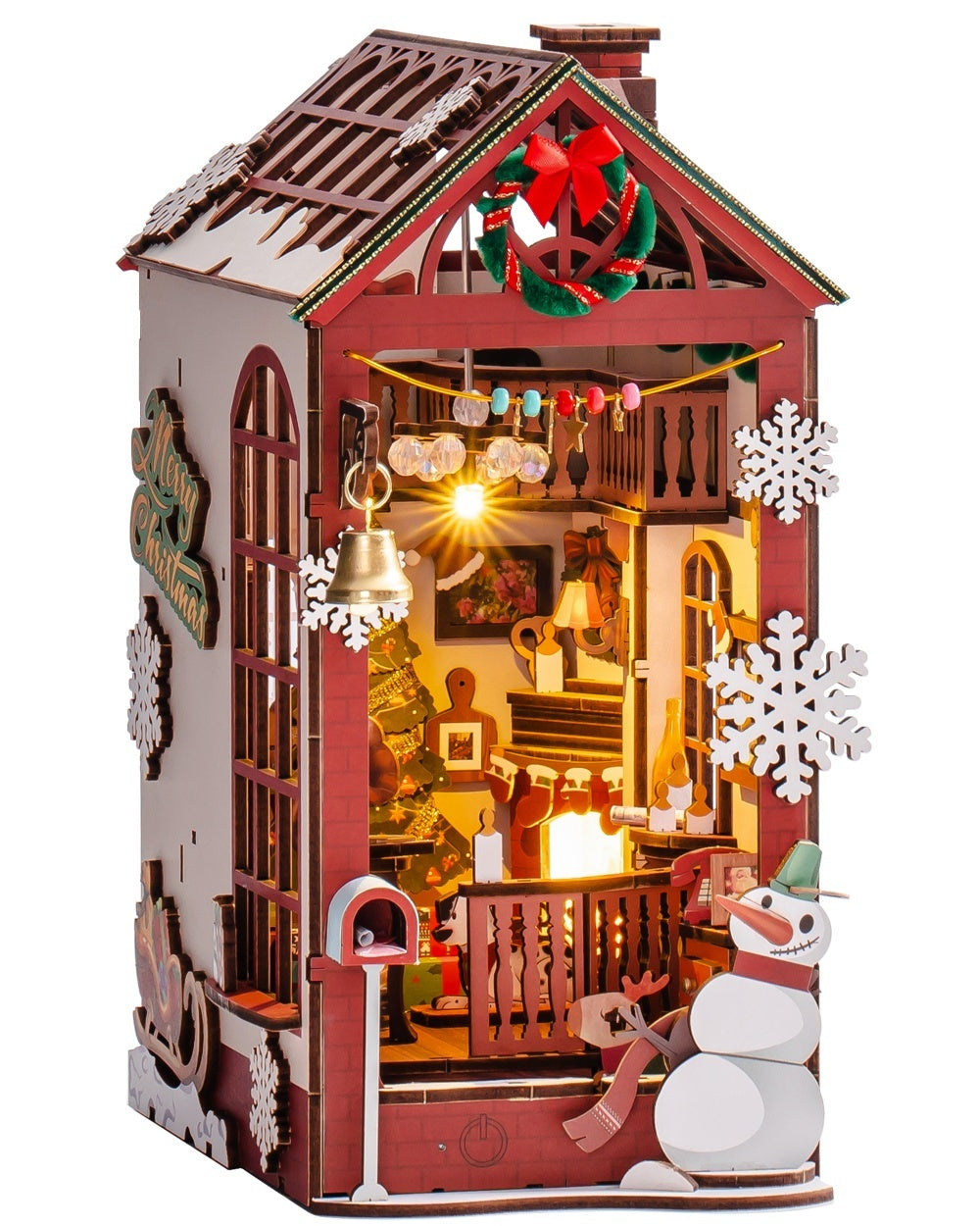 Christmas DIY Dollhouse Shelf Decoration Kit