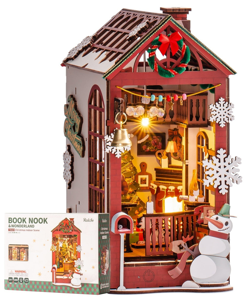 Christmas DIY Dollhouse Shelf Decoration Kit