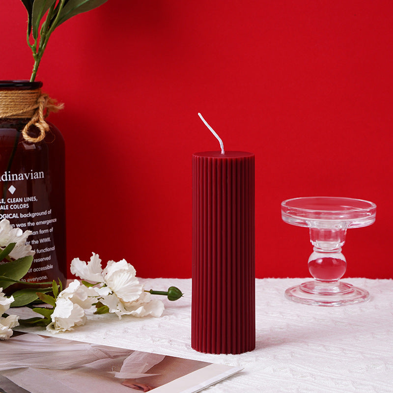 Wine Red Christmas Scented Candle