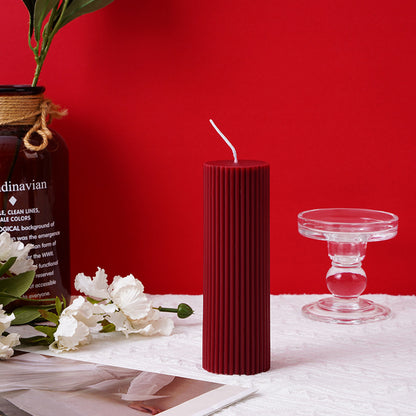 Wine Red Christmas Scented Candle