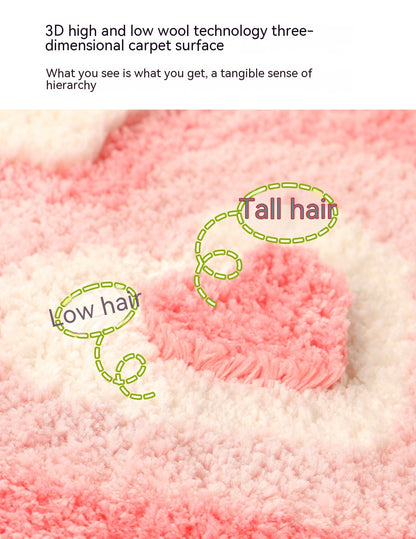 Bedroom Carpet Bedside Plush Thickened Table Carpet