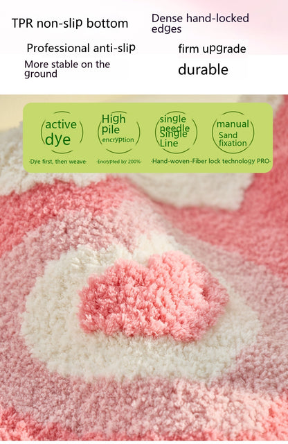 Bedroom Carpet Bedside Plush Thickened Table Carpet