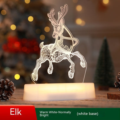 3D Acrylic LED Christmas Night Lamp