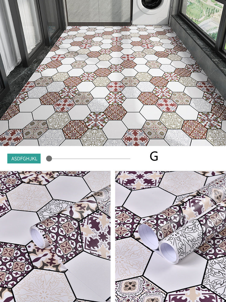 Self-Stick Balcony Tile Floor Sticker Waterproof
