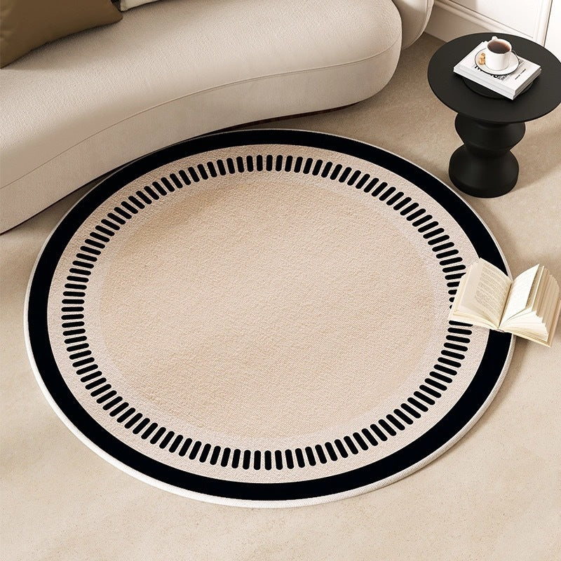 Cashmere-like Round Carpet Decoration Entrance Carpet