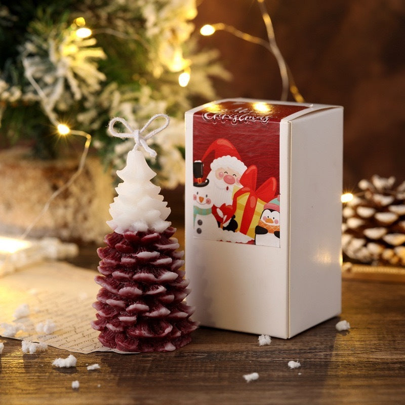 Wine Red Christmas Scented Candle