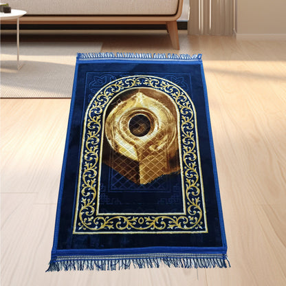 Comfortable Thick Qibla Mat for Prayers