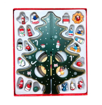 Creative Wooden Christmas Tree Desktop Decoration