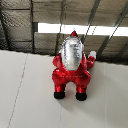 Christmas Inflatable Climbing Wall Santa Decoration