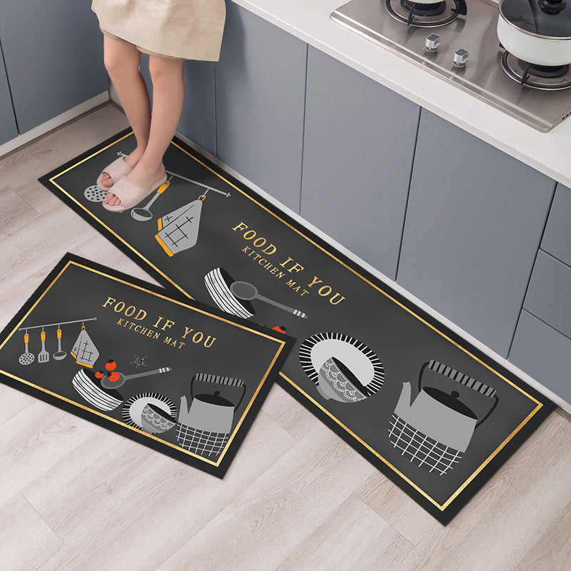 Long Kitchen Floor Mat Non-Slip Carpet