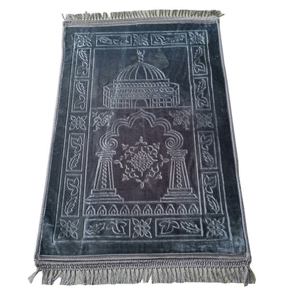 Soft Embossed Prayer Rug Solid Color