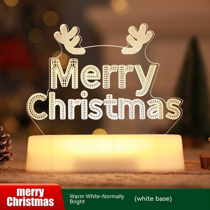 3D Acrylic LED Christmas Night Lamp