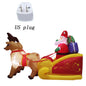 Christmas Inflatable Garden Decoration – Elk Sleigh