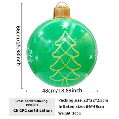 Inflatable Christmas Ball Outdoor Garden Decor