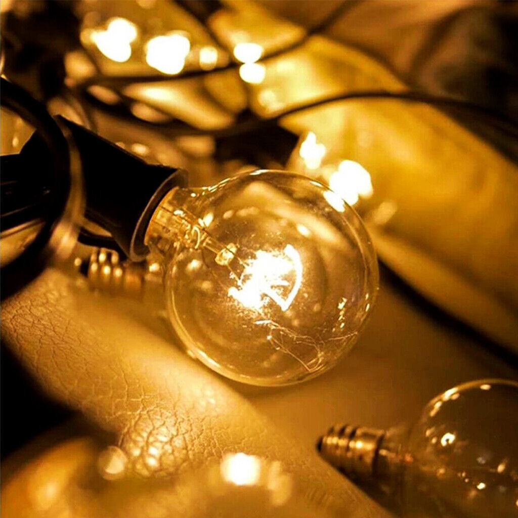 Outdoor Fairy Lights with G40 Bulbs