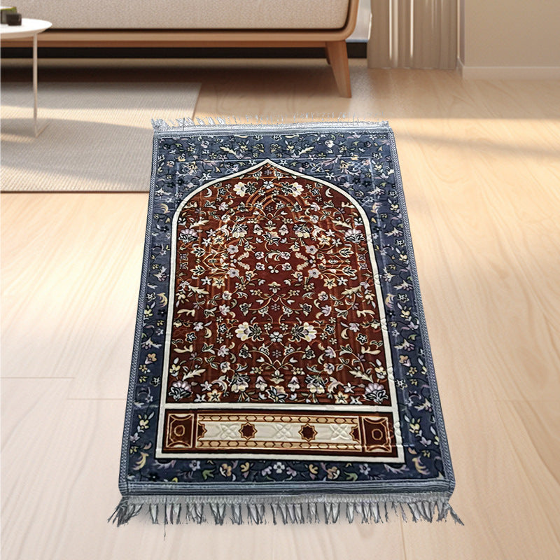 Comfortable Thick Qibla Mat for Prayers