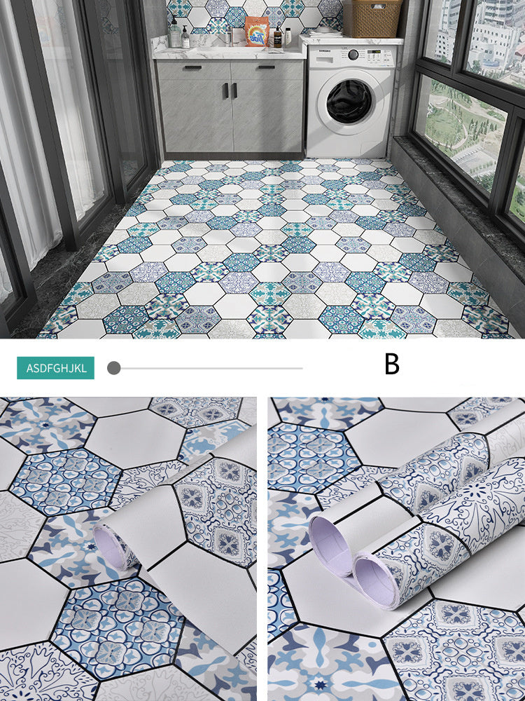 Self-Stick Balcony Tile Floor Sticker Waterproof