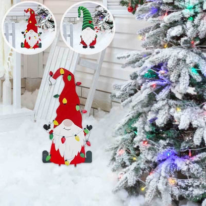 Christmas Standing Old Man Metal Decoration