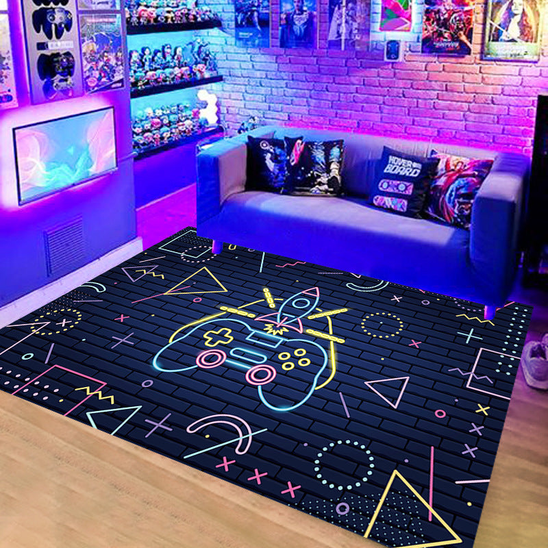 Cartoon Video Game Carpet for Bedroom