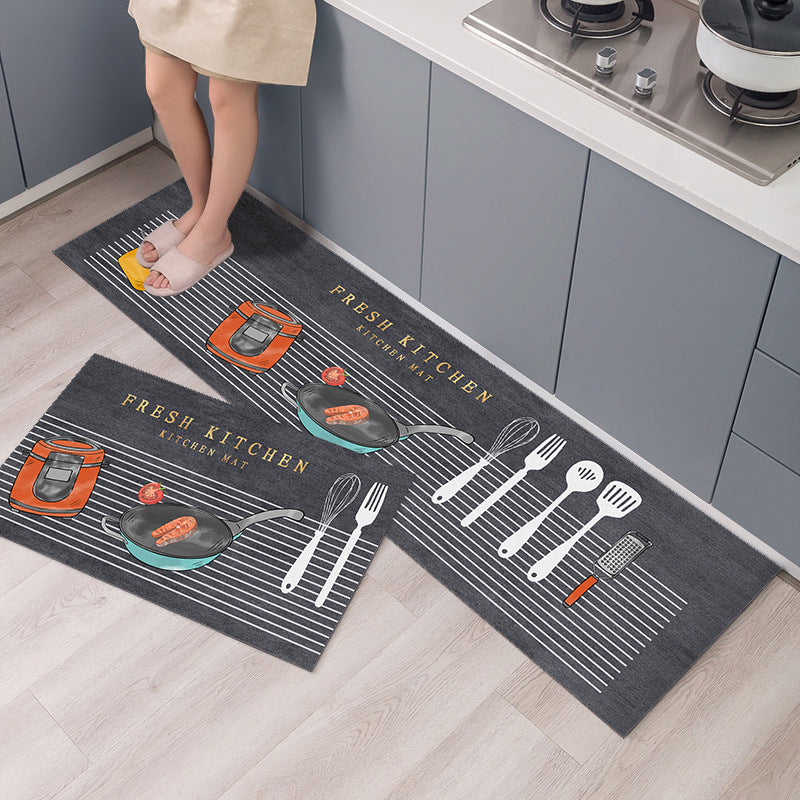 Long Kitchen Floor Mat Non-Slip Carpet