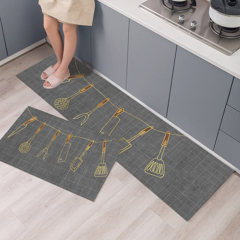 Long Kitchen Floor Mat Non-Slip Carpet