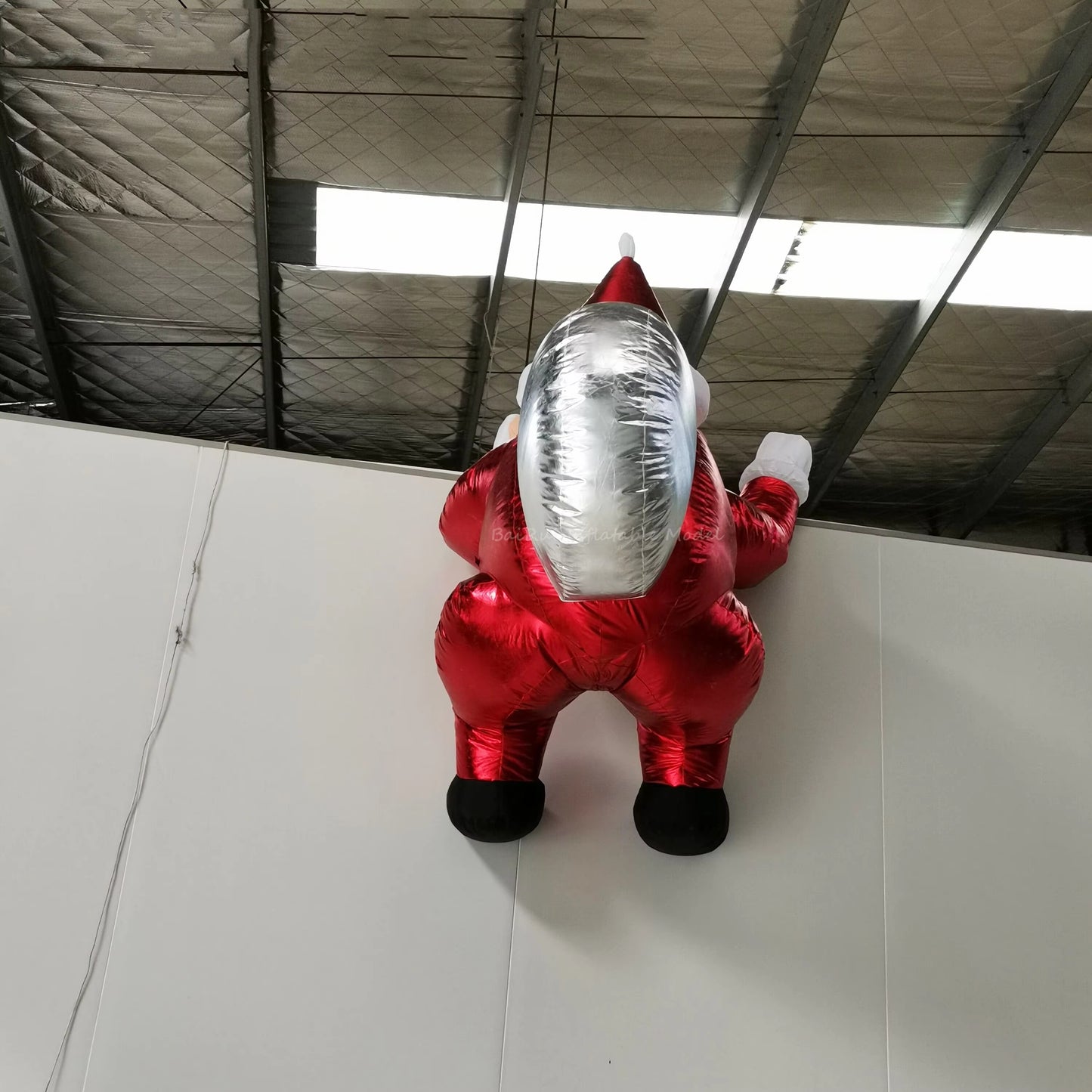 Christmas Inflatable Climbing Wall Santa Decoration