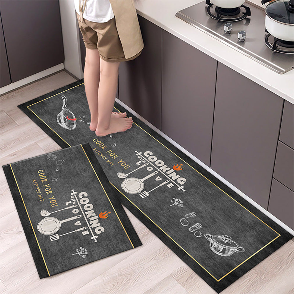 Long Kitchen Floor Mat Non-Slip Carpet