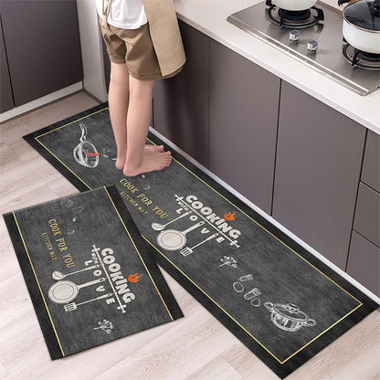 Long Kitchen Floor Mat Non-Slip Carpet
