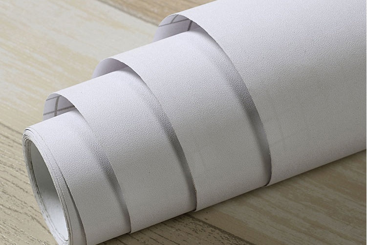 Solid Color Thick Frosted Self-adhesive Wallpaper