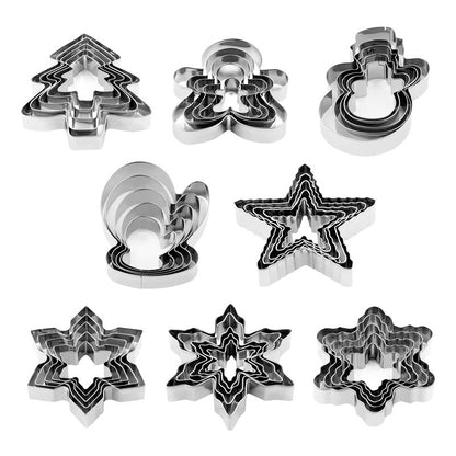 Christmas Biscuit Cake Fondant Mold