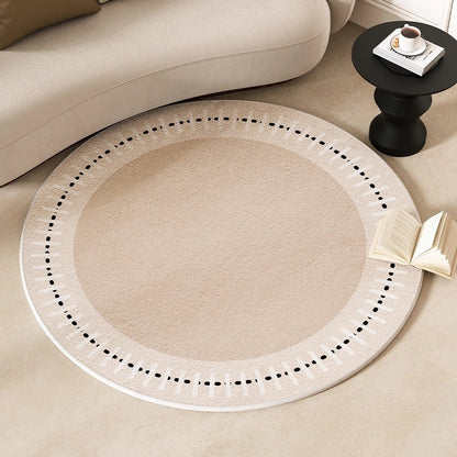 Cashmere-like Round Carpet Decoration Entrance Carpet
