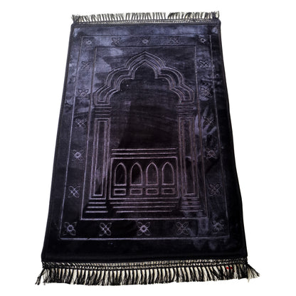 Soft Embossed Prayer Rug Solid Color