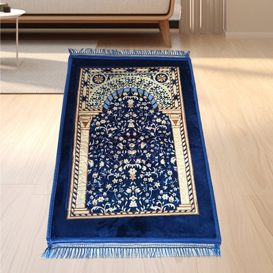 Comfortable Thick Qibla Mat for Prayers