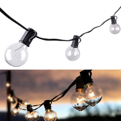 Outdoor Fairy Lights with G40 Bulbs