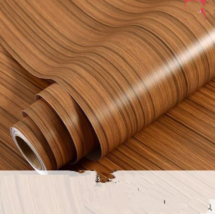 Peel and Stick Walnut Wood Wallpaper