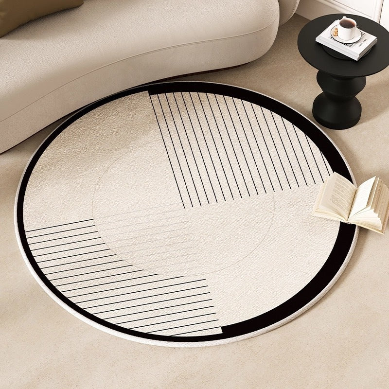 Cashmere-like Round Carpet Decoration Entrance Carpet