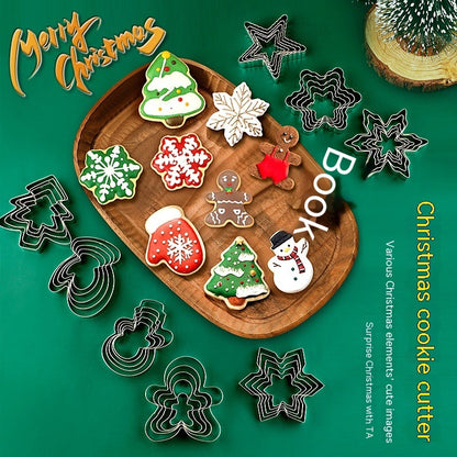 Christmas Biscuit Cake Fondant Mold