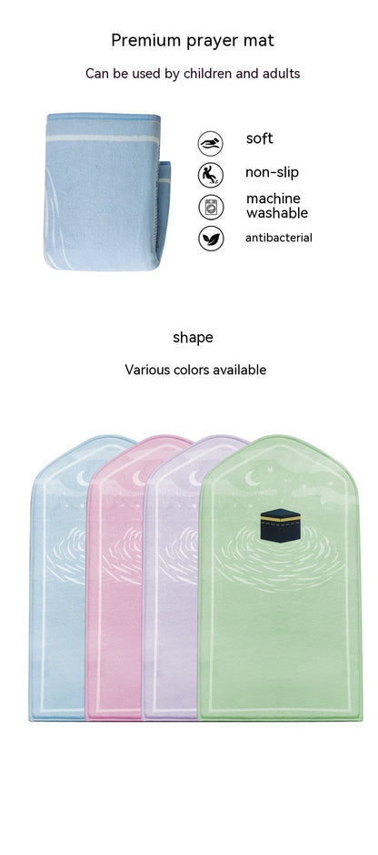 Soft Crystal Velvet Children’s Prayer Mat